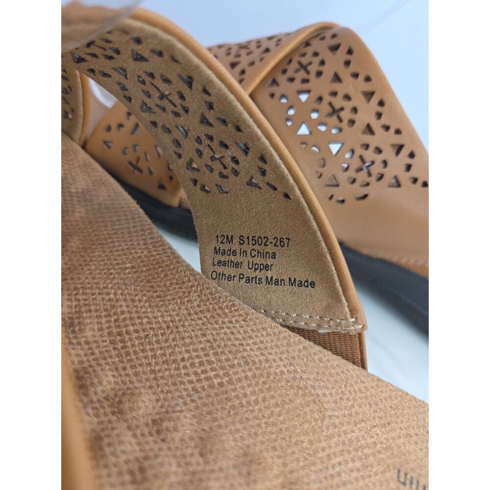 Softwalk Tillman S1502-267 Womens Brown Leather Comfort Slides Sandals Sz 12 EUC - Picture 7 of 13